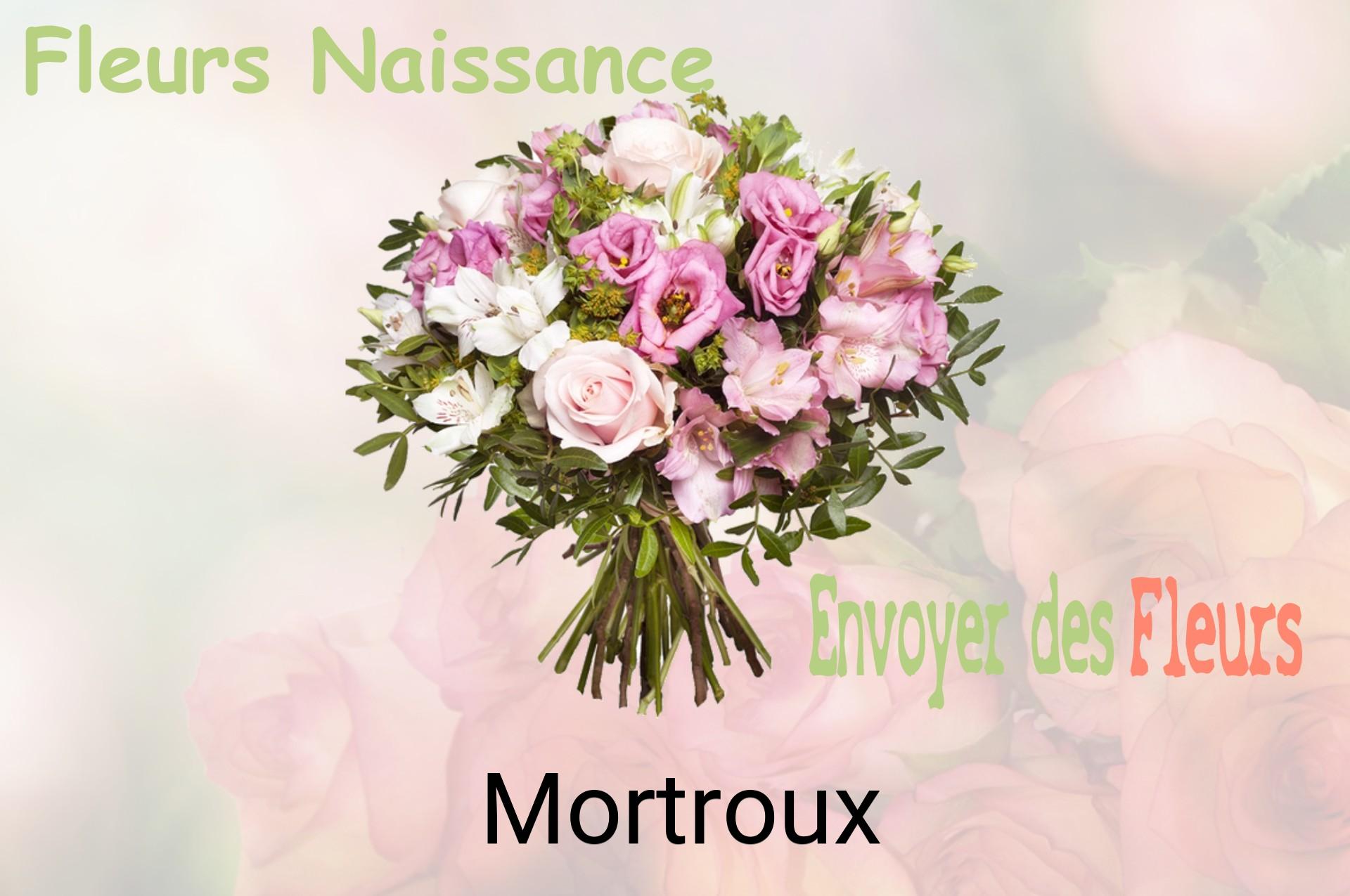 Bouquet de fleurs de naissance livré à Mortroux